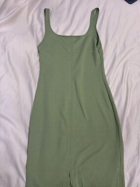 Zara | Dresses | Zara Mint Green Sheer Floral Midi Dress | Poshmark